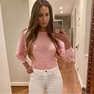 Lilly Pulitzer Corabelle Sweater in pink size S